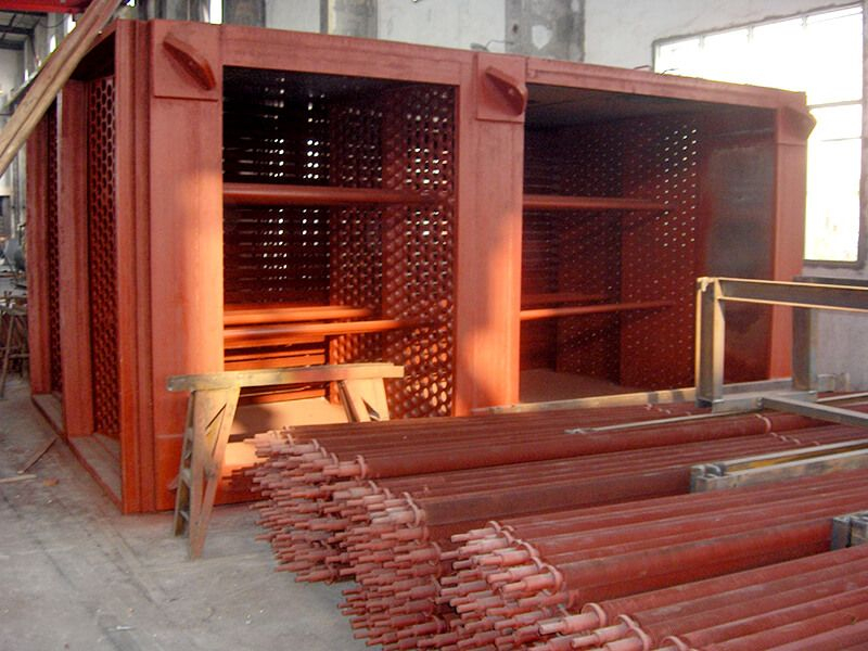 Heat pipe air preheater