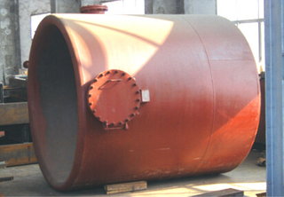 Water jacket of gas generato